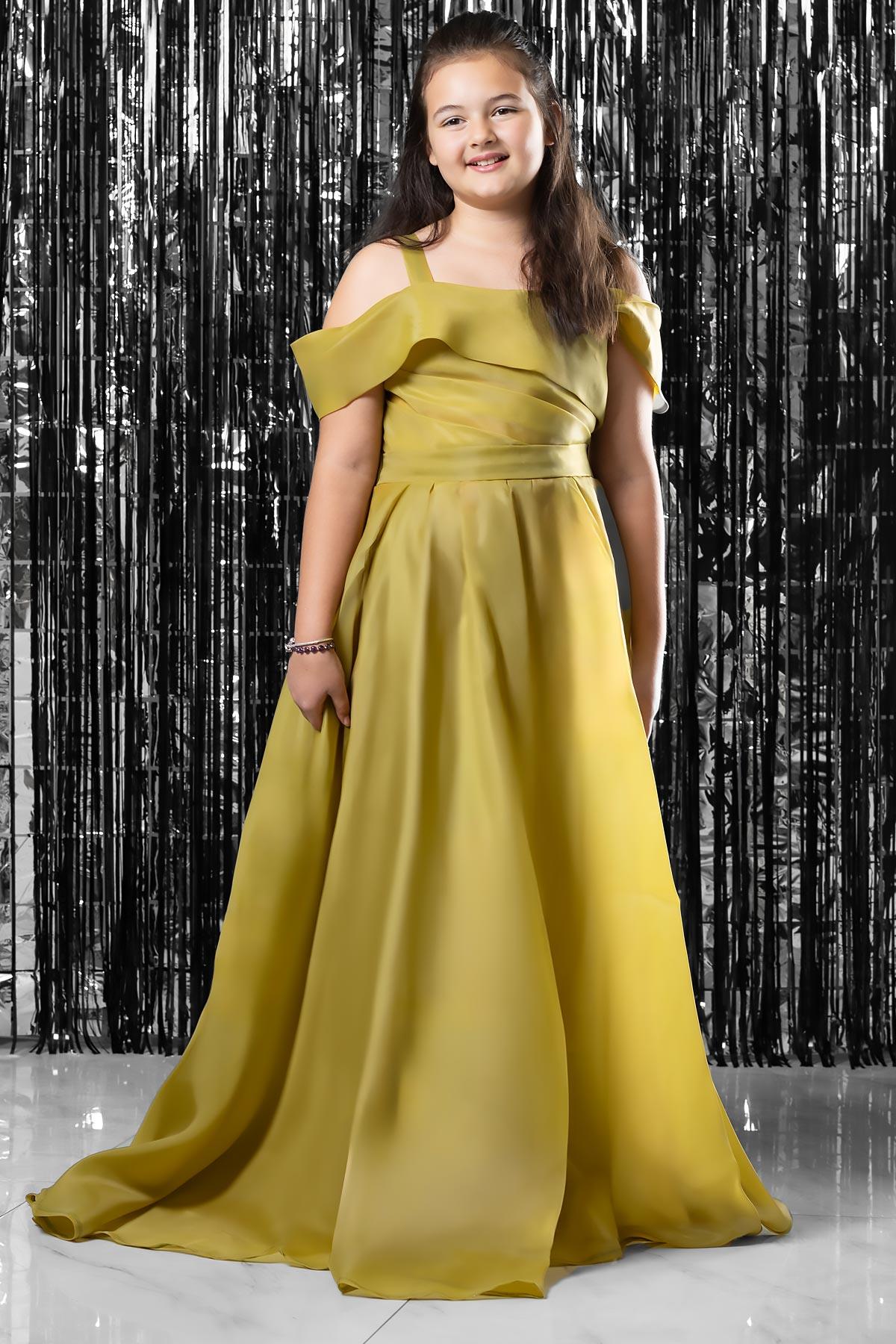 ASKILI ŞİFON ABİYEMDV362-HARDALModaviki