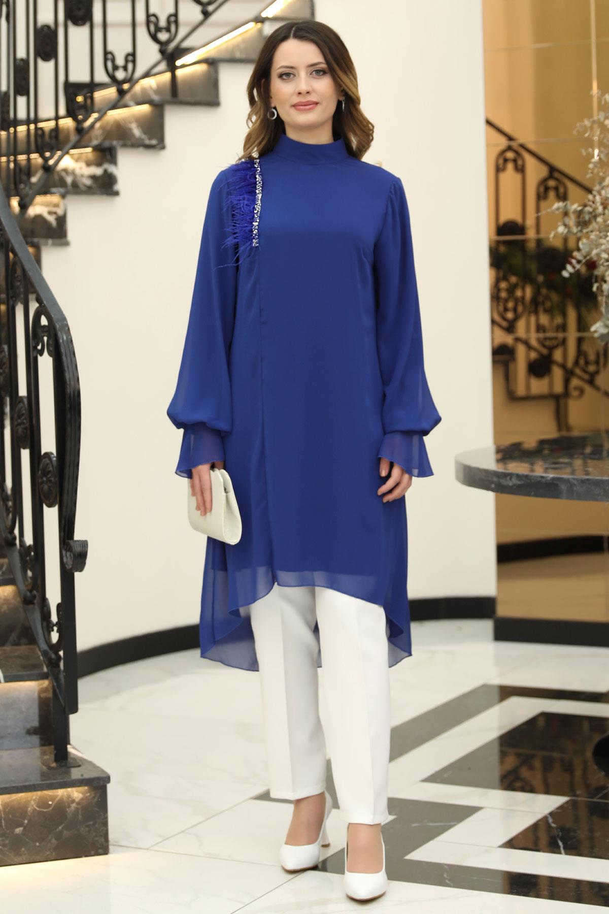 Ahenk Tunik Saks Mavi MSA03MSA03-SAKS MAVİMSA