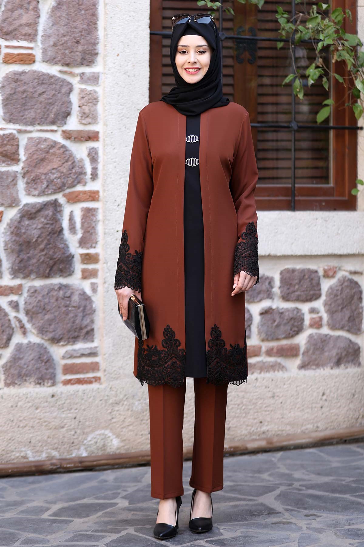 Sema - İkili - Takım - Kahverengi - SN28