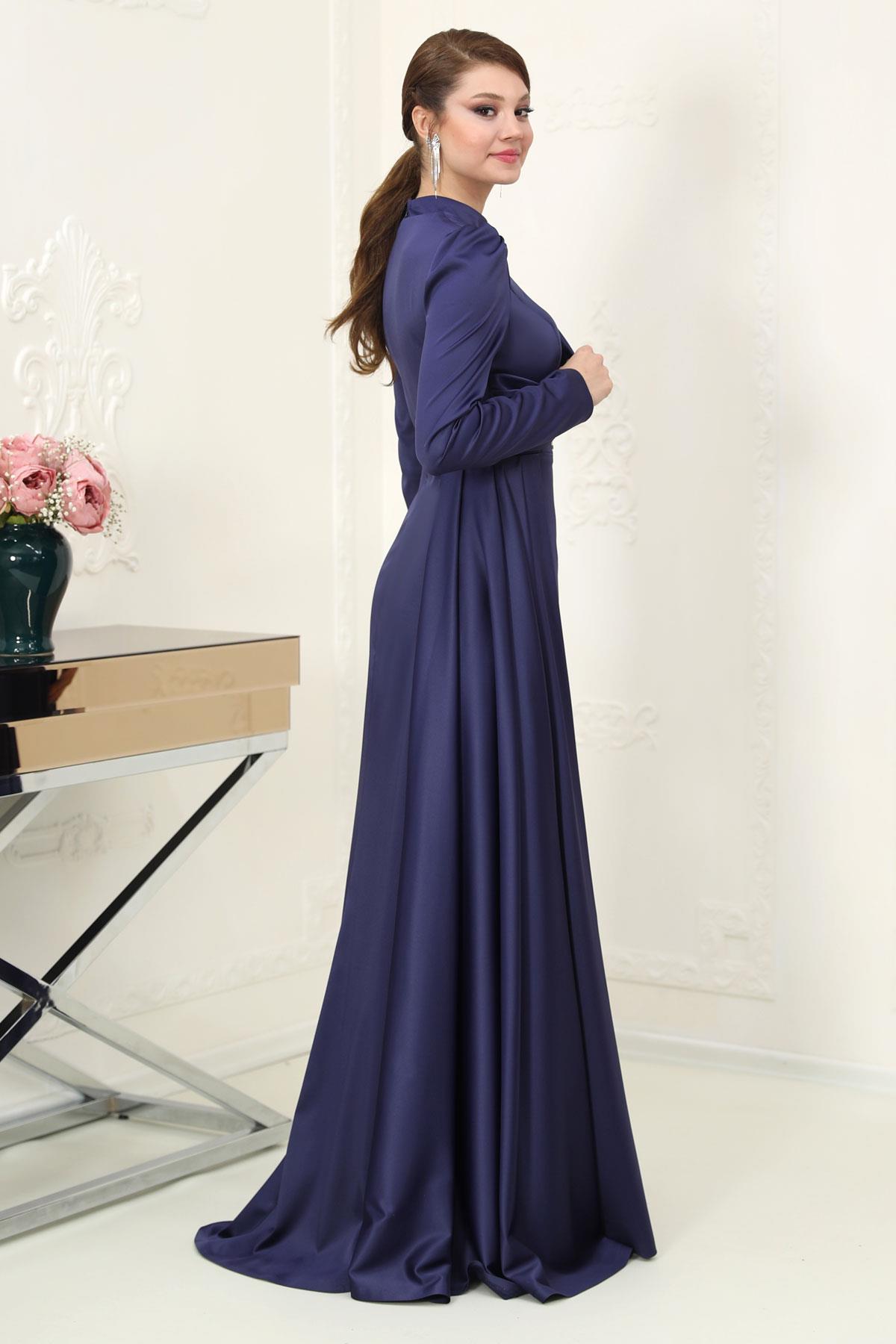 Zen Abiye Lacivert SN64 | Sefanisa | Modavina