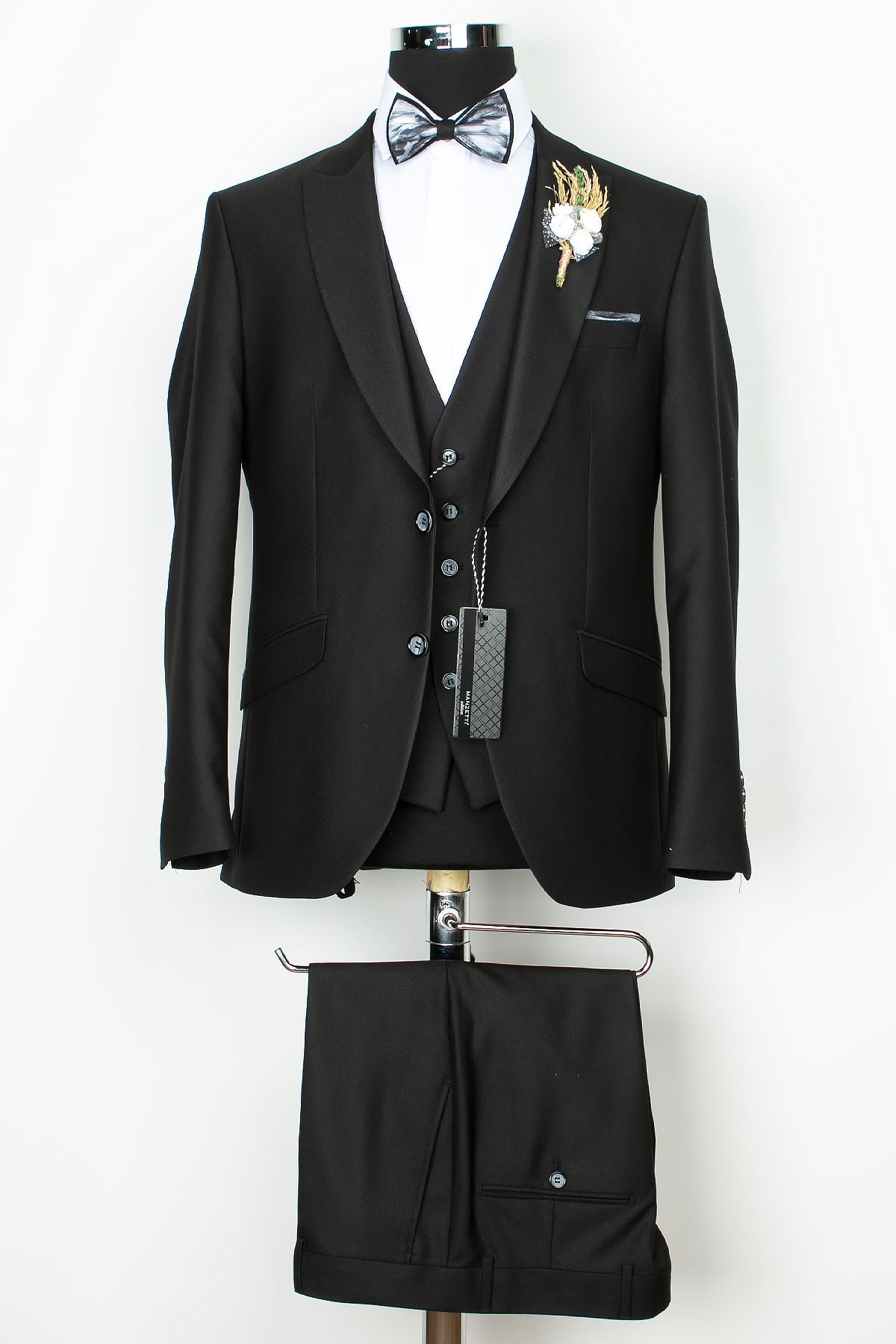 Erkek - Damatlık - Takım - Elbise - Siyah - MNZ8036 | Modavina