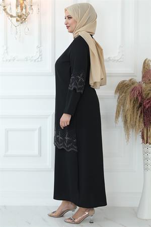 YILDIZ ABİYE ELBİSEAMH840-SİYAHAmine Hüma