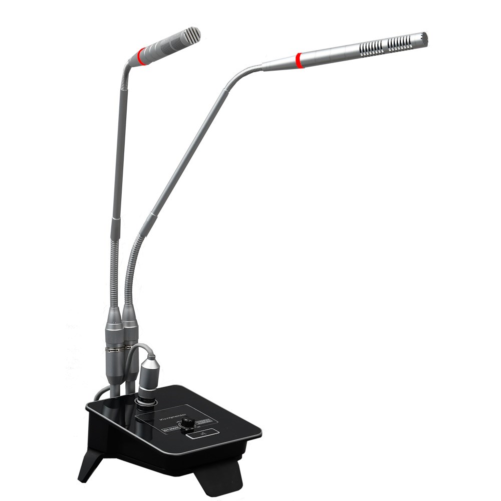 KLANGMEİSTER KGM-25 2'Lİ IŞIKLI KÜRSÜ MİKROFON