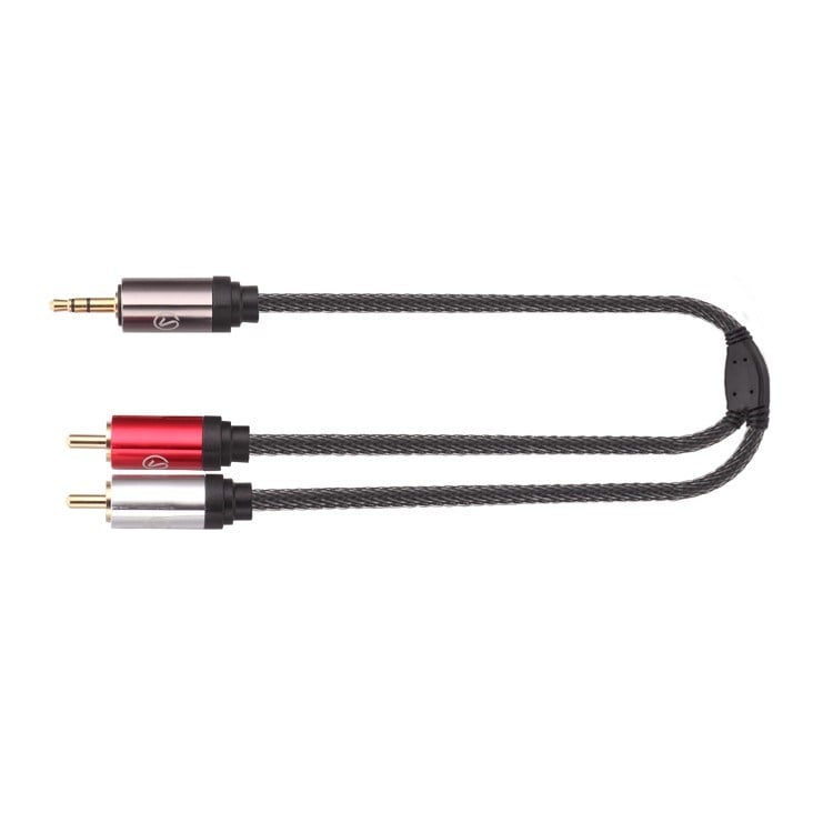 KLANGTECH SJ2R 3.5MM ST ERKEK-2xRCA ERKEK HAZIR KABLO