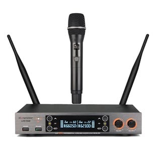 KLANGMEİSTER UW-102E TEK EL TELSİZ MİKROFON