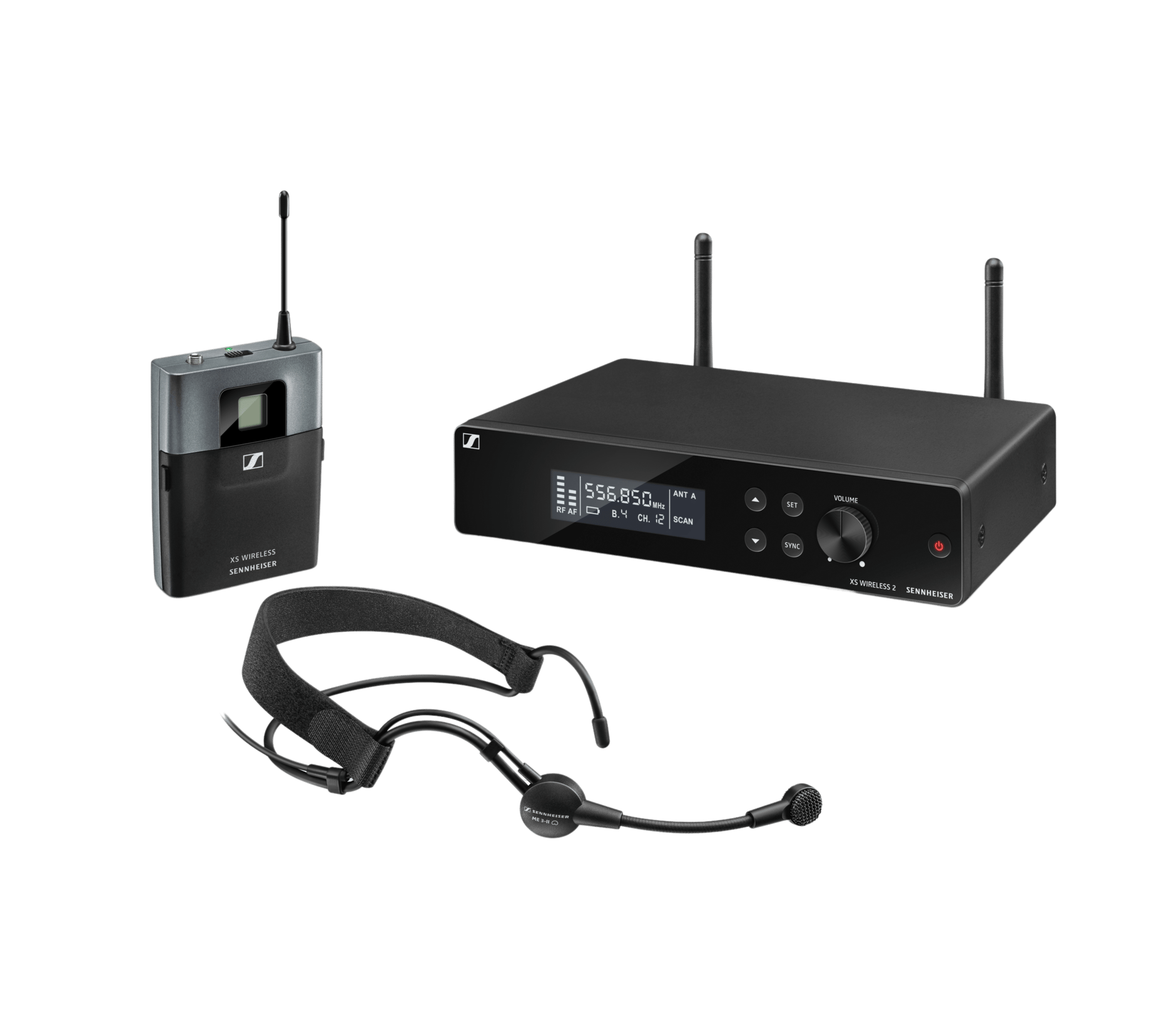 Sennhesier XSW 2-ME3-A HEADSET YAKA TELSİZ MİKROFON