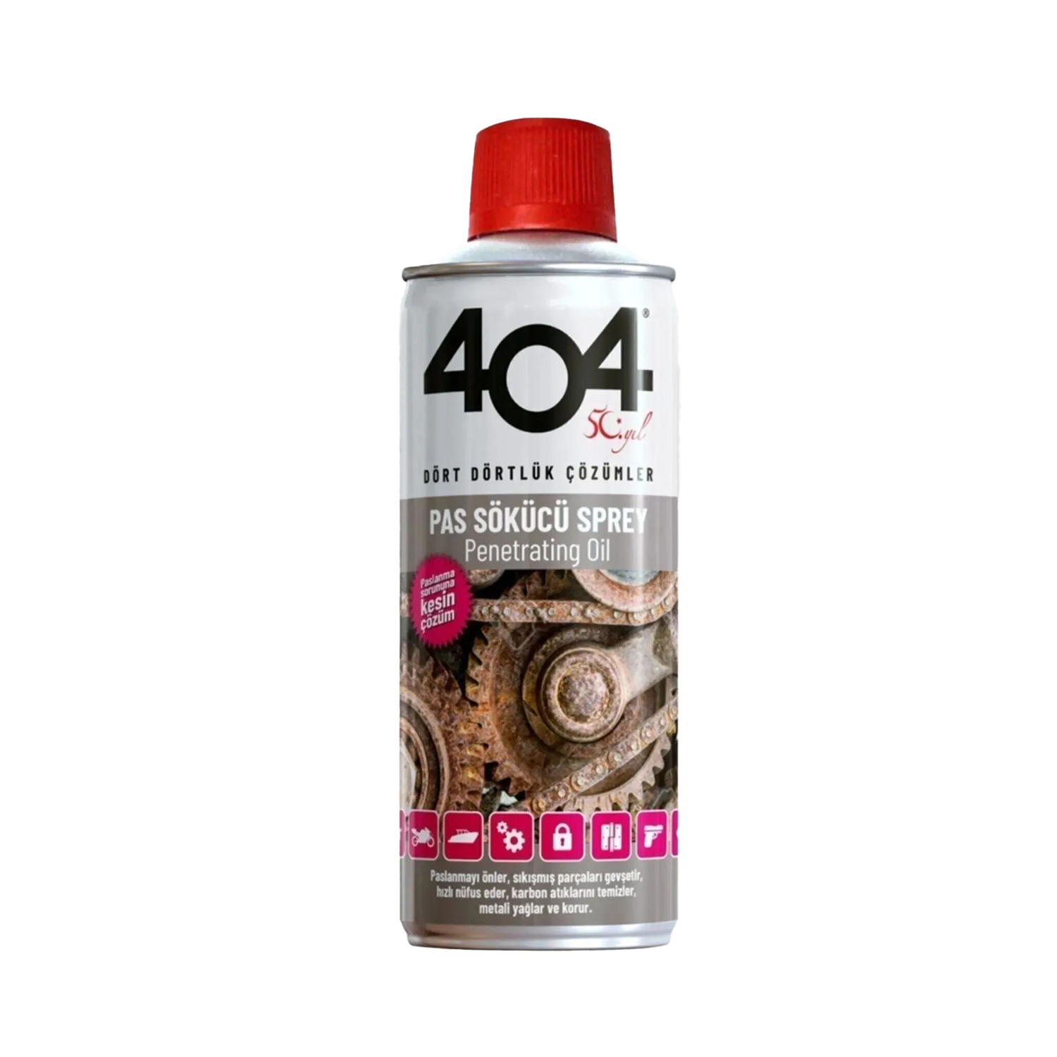 404Sprey Çeşitleri404 Pas Sökücü Sprey 200 ML