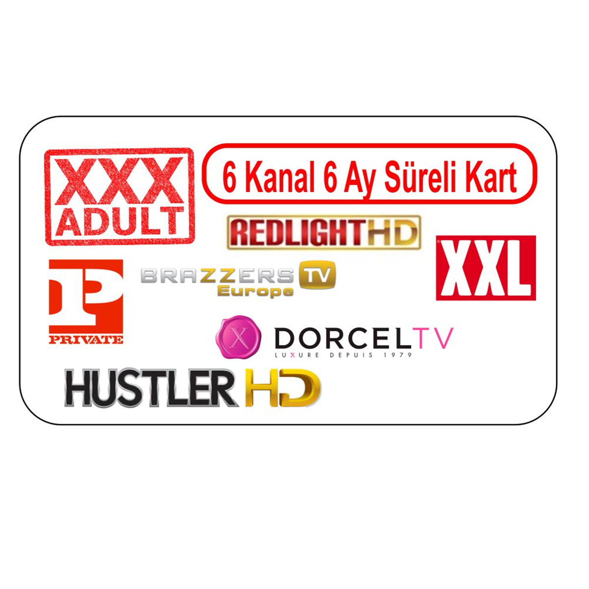 6 Kanal 6 Ay Süreli Yetişkin Kart