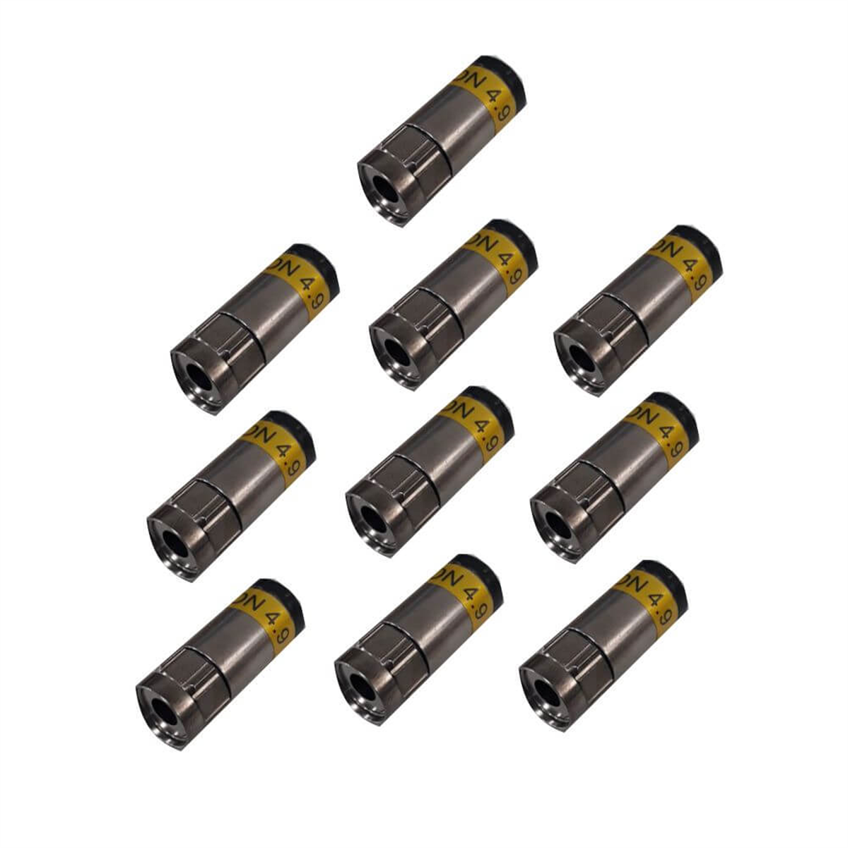 CabelconF Konnektör ÇeşitleriCabelcon 10 Ad. RG6 Sıkıştırmalı F Konnektör 4.9