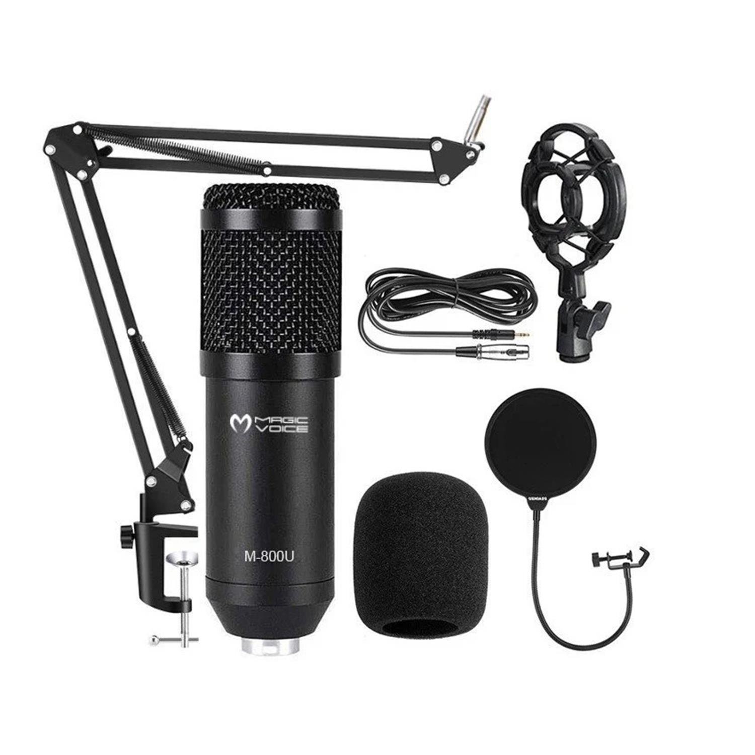 Magic VoiceEl MikrofonlarıMagicvoice M-800U Condenser Yayıncı Mikrofonu