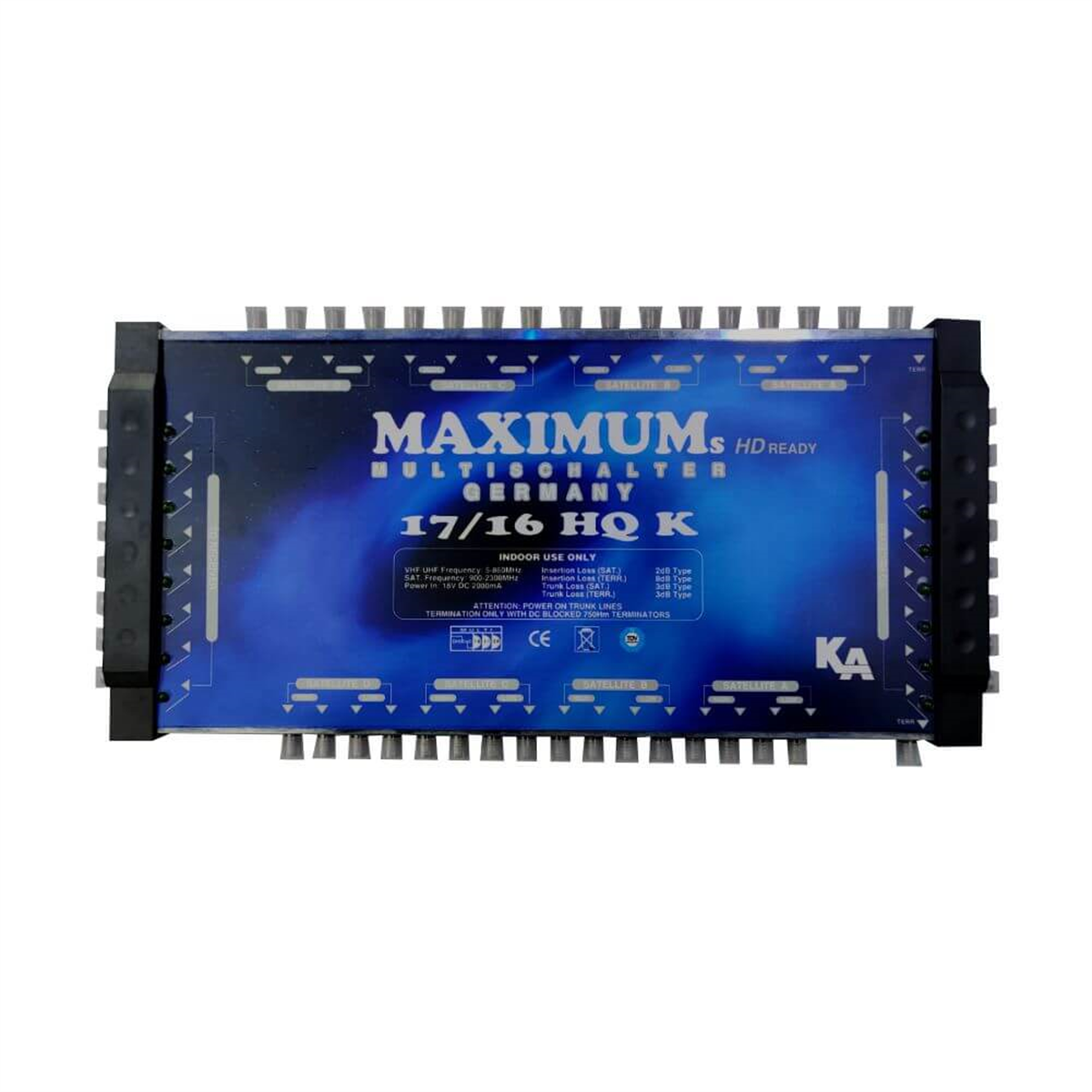 MaximumsMaximums MultiswitchMaximums Multischalter Germany 17/16HQ (Kaskatlı) Multiswitch Santral