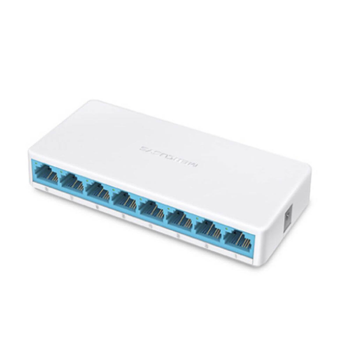 MercusysEthernet Switch ve Modem Mercusys 8-Port 10/100Mbps Desktop Switch MS108