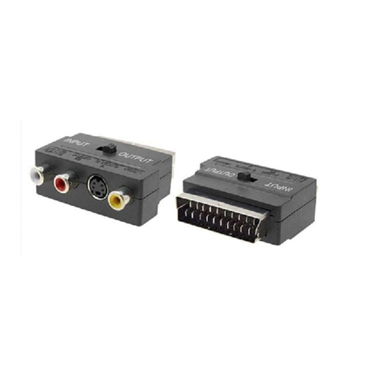 MultiboxScart-Av KablolarMultibox Anahtarlı Scart to Tos (Scart - Rca) Çevirici Kablo