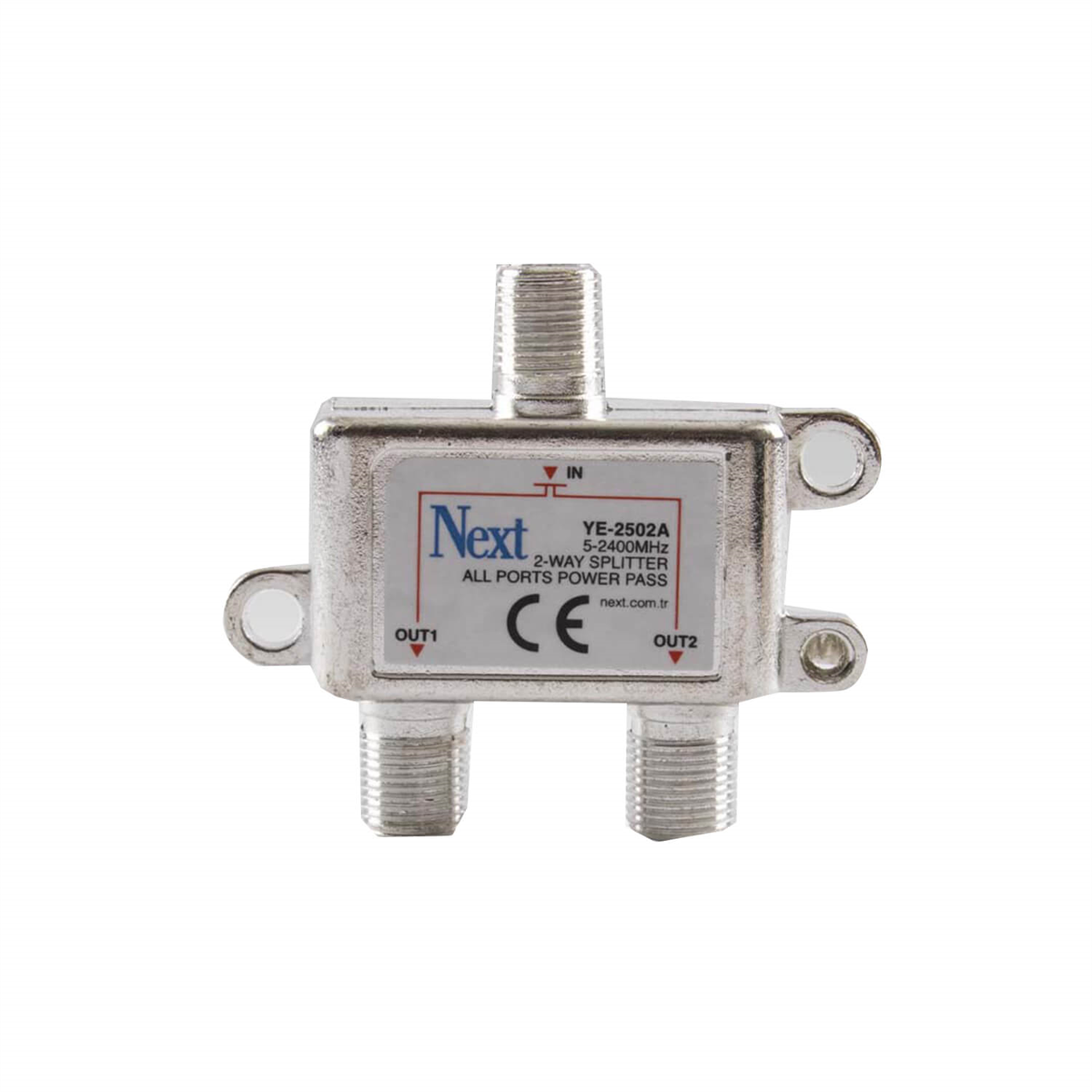 Next NextstarSplitter Uydu BölücülerNext YE-2502A Splitter 2 Çıkışlı Uydu Bölücü