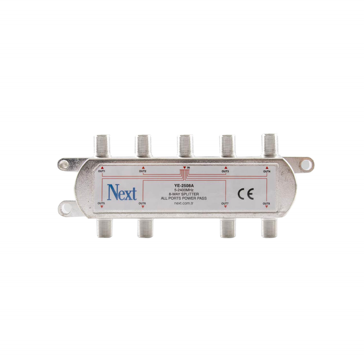 Next NextstarSplitter Uydu BölücülerNext YE-2508A Splitter 8 Çıkışlı Uydu Bölücü