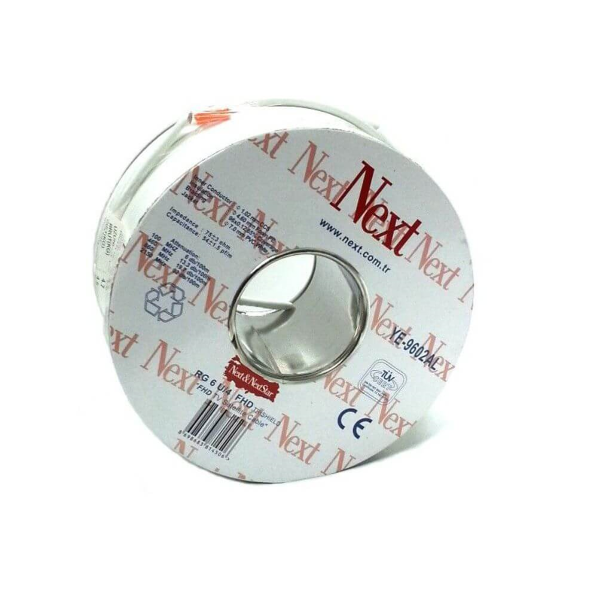 Next NextstarUydu Anten KablolarıNext Ye-9602 AL  RG 6-U4 Jelly Uydu Anten Kablosu 100 mt.