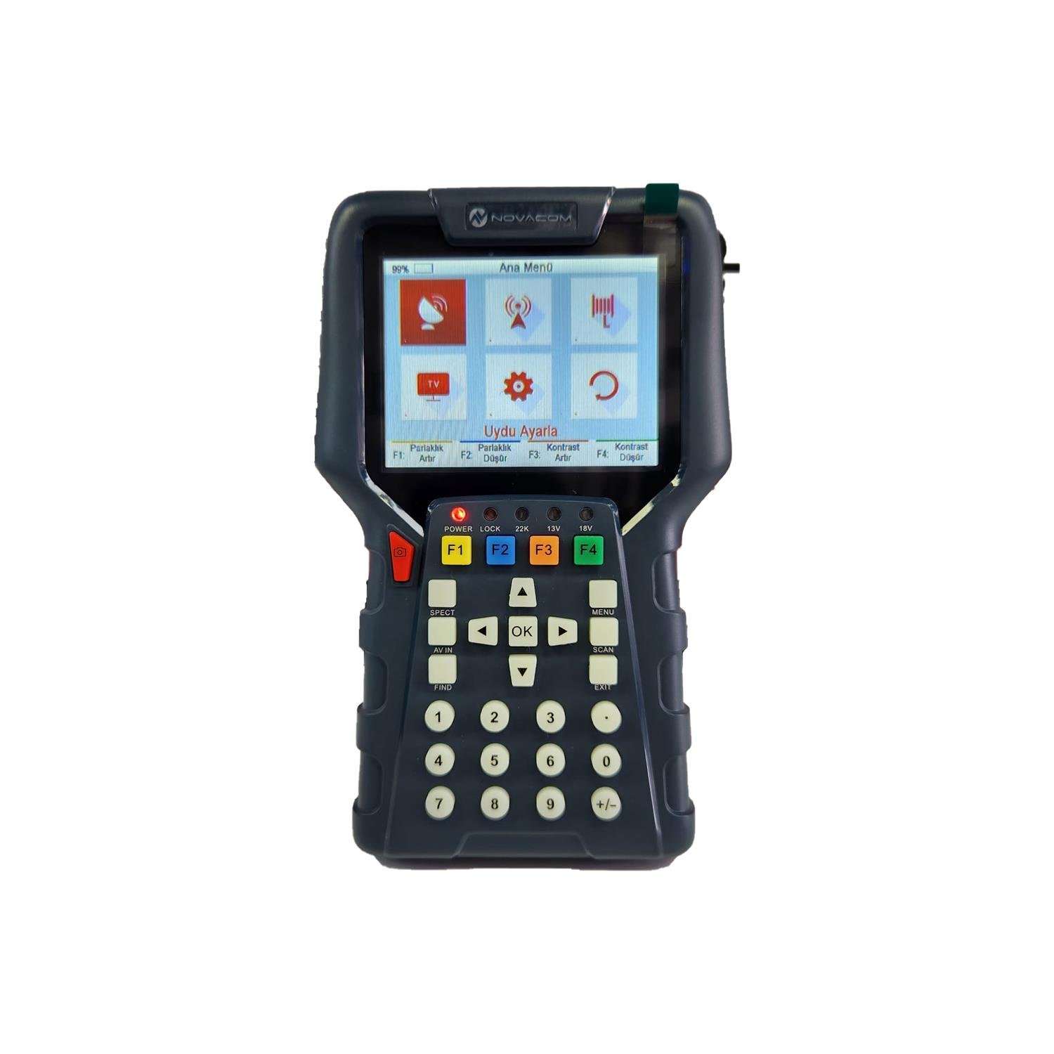 NovacomNovacom Uydu BulucuNovacom DRHD-STC10 Combo Signal Meter Uydu Bulucu