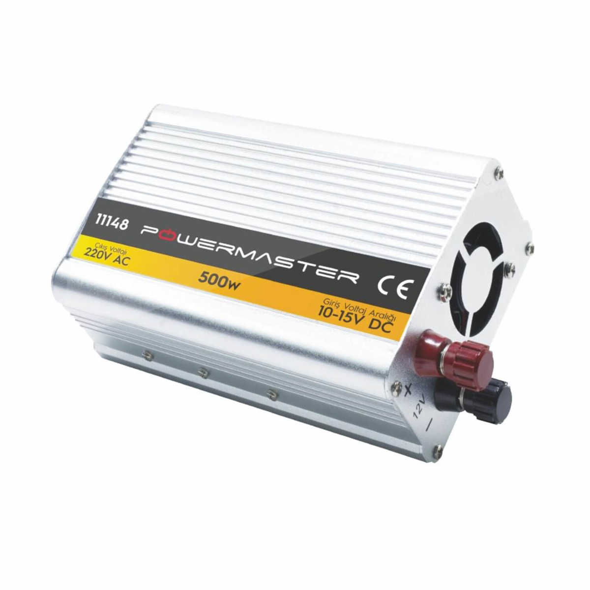 Powermasterİnvertör ÇeşitleriPowermaster 12 Volt 500 Watt Modified Sinus İnverter (10-15 V Arası -220 V AC)