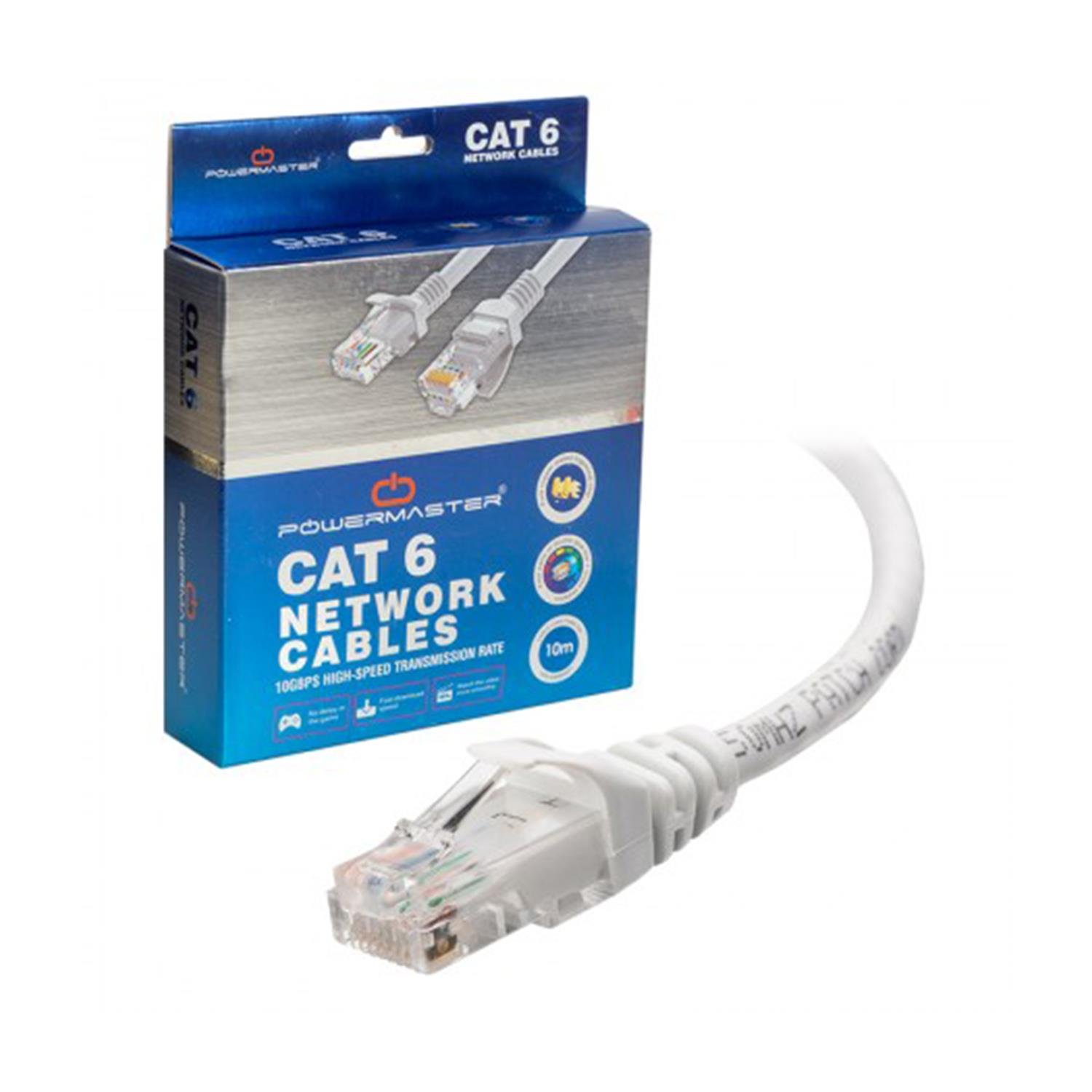 PowermasterEthernet (Data) KablolarıPowermaster Cat6 10 Metre Network Ethernet Kablo
