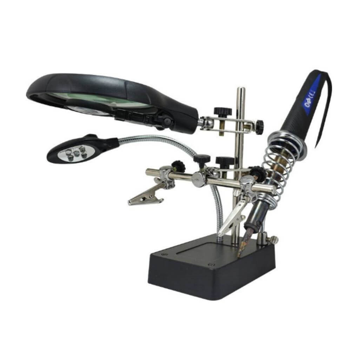 PowermasterHırdavat - Tamir MalzemeleriPowermaster MG-16129C Büyüteçli Havya Standı