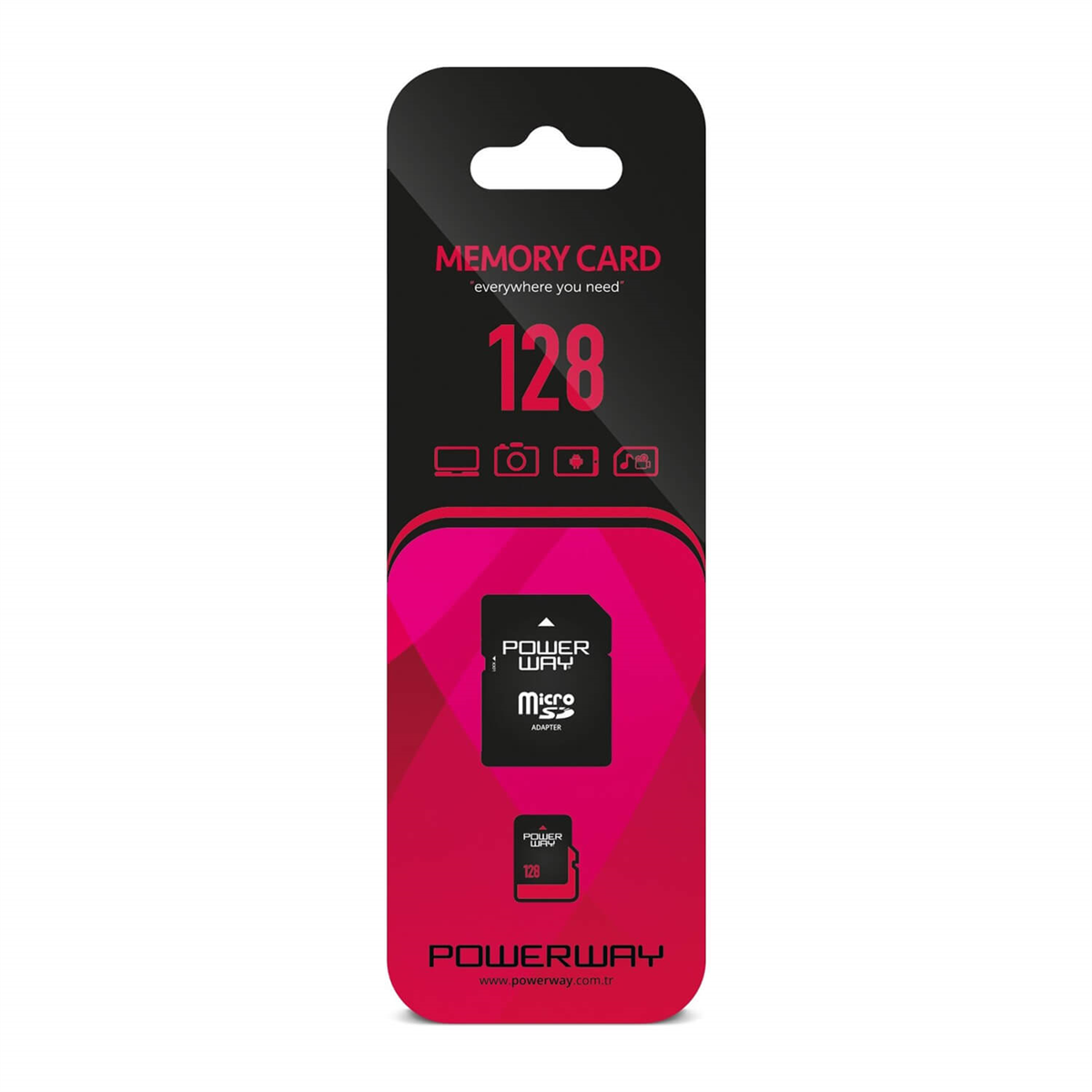 PowerwayMicro SD KartlarPowerway 128 GB Micro Sd Hafıza Kartı Adaptörlü