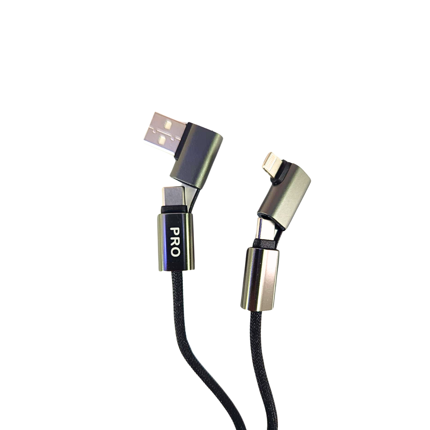 ProtechData (Şarj) KablolarıProtech 4in1 USB - TypeC - Lightning Fast Charging Data Kablosu