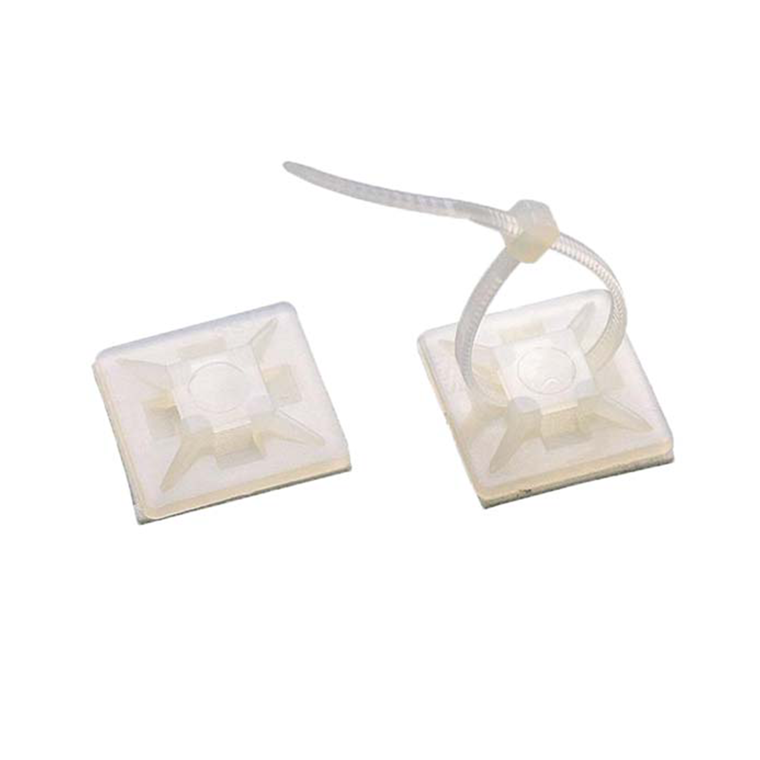 Tügen 100 Adet HW-3A 19X19 Beyaz Yapışkanlı Kroşe