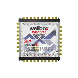 MultiboxWellbox (Santral) MultiswitchMultibox WB-10/16 Sonlu Kaskatlı Multiswitch