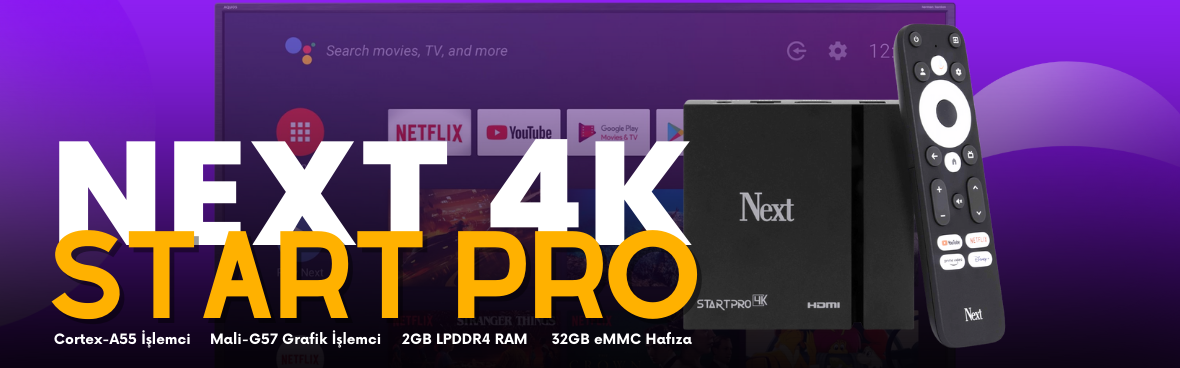Next Start Pro 4K Android TV Box