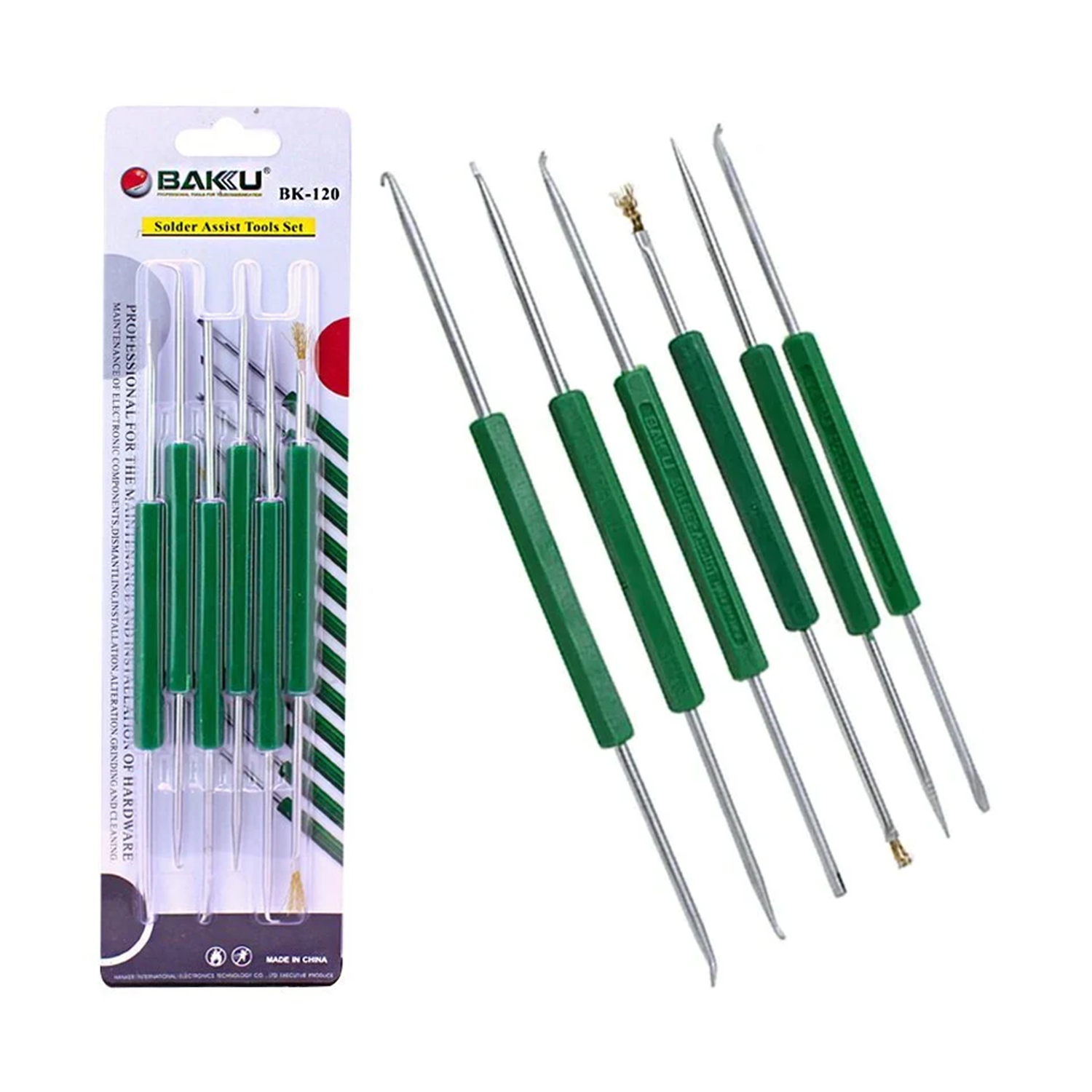 BakuTamir MalzemeleriBaku BK-120 Entegre Sökme ve Cihaz Açma Seti