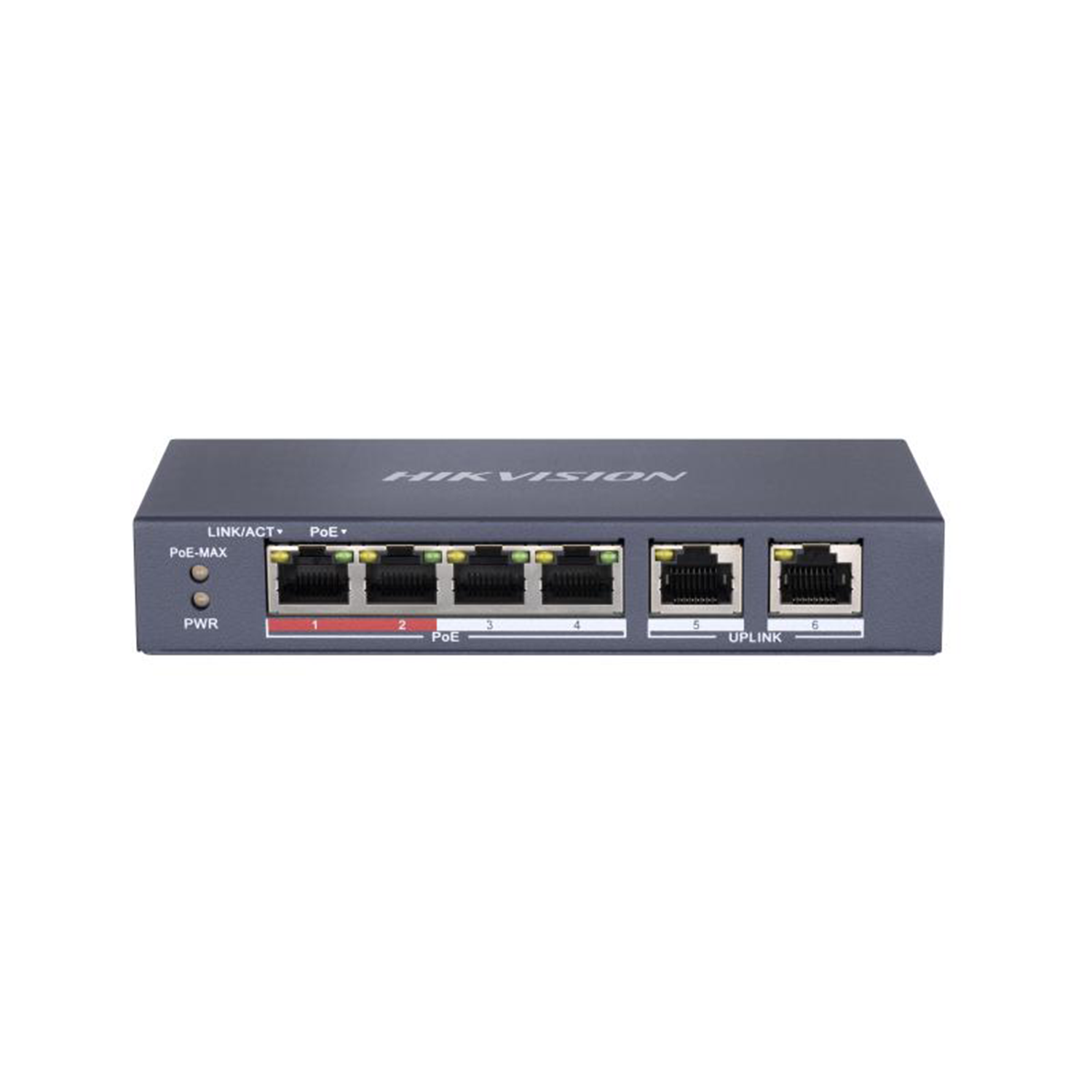 HikvisionPoe SwitchlerHikvision DS-3E0106P-E/M 4 Port 10/100M Fast Poe Switch