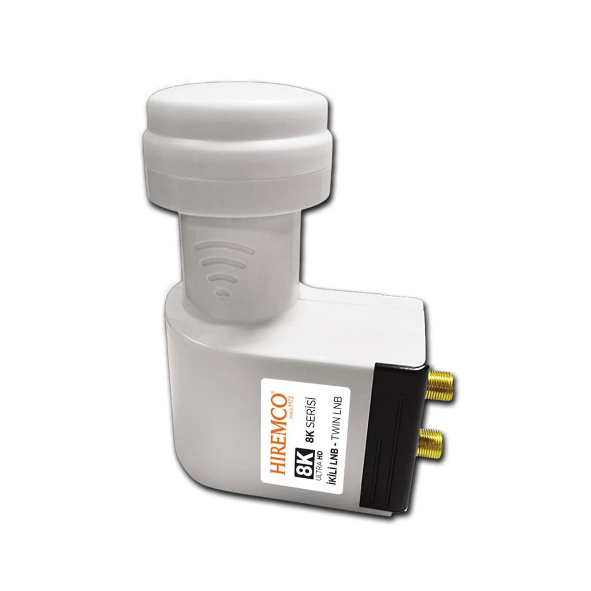 HiremcoÇift Çıkışlı Lnb (Twin)Hiremco Çift Çıkışlı Twin 8K LNB