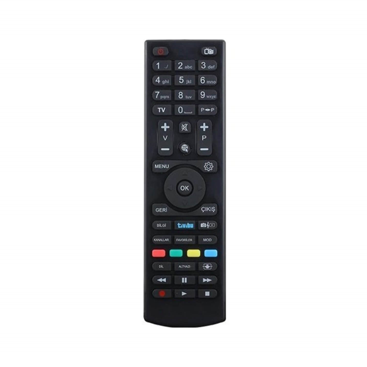 MultiboxUydu Alıcısı KumandalarıMultibox Tivibu Uyumlu Yan Sanayi Kumanda TVB-10K
