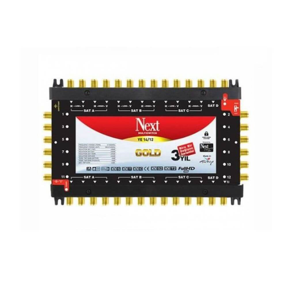 Next NextstarNext (Santral) MultiswitchNext YE-14/12 Kaskatlı Uydu Santral MultiSwitch