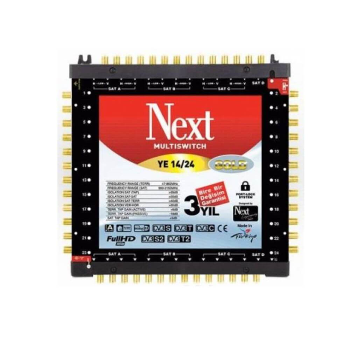 Next NextstarNext (Santral) MultiswitchNext YE-14/24 Kaskatlı Uydu Santral MultiSwitch