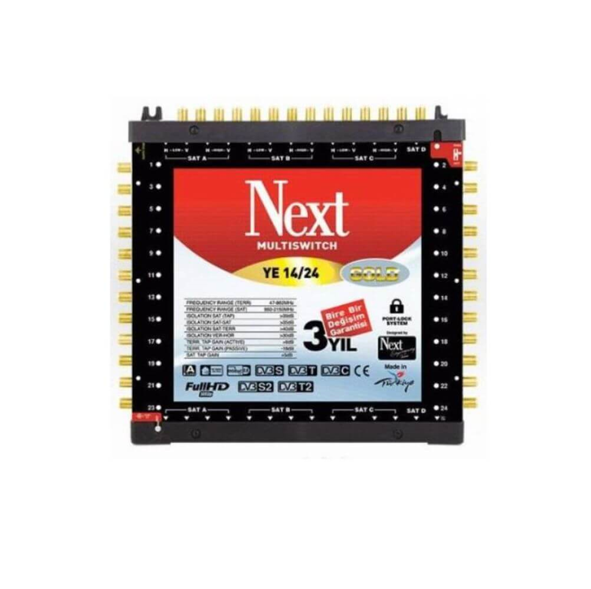 Next NextstarNext (Santral) MultiswitchNext YE-14/24 Sonlu Uydu Santral MultiSwitch