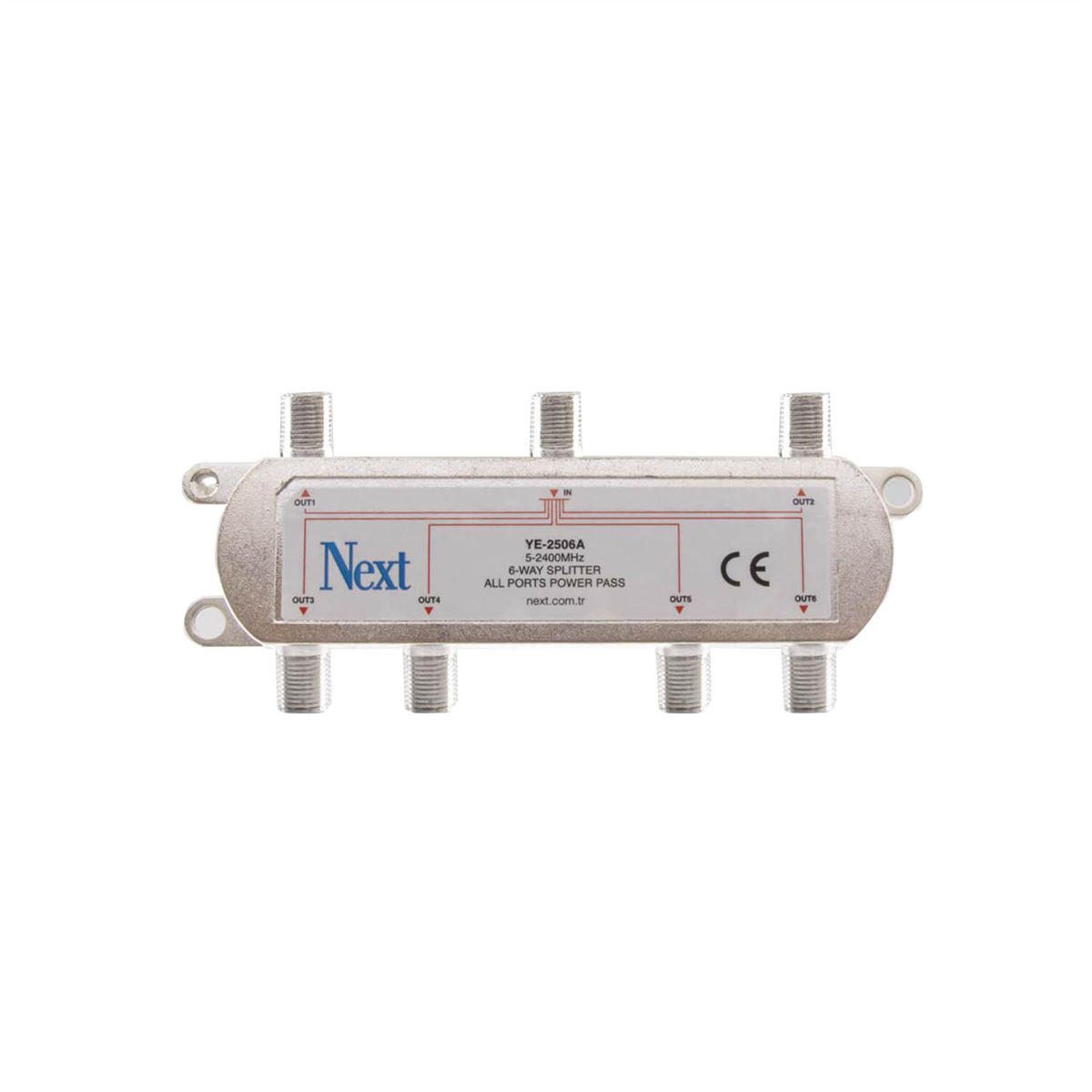 Next NextstarSplitter Uydu BölücülerNext YE-2506A Splitter 6 Çıkışlı Uydu Bölücü
