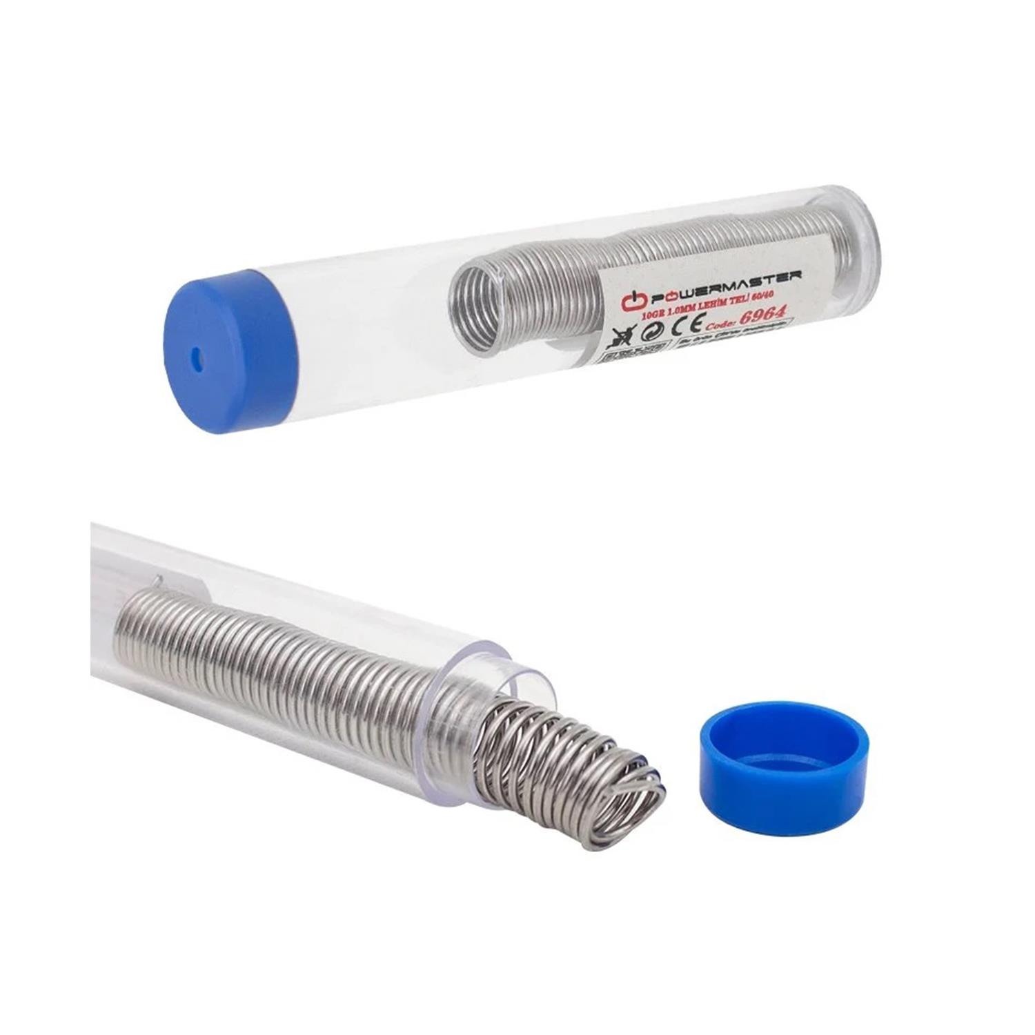 PowermasterLehim TeliPowermaster 1.0Mm 10 Gr. Tüp Lehim Teli 60/40