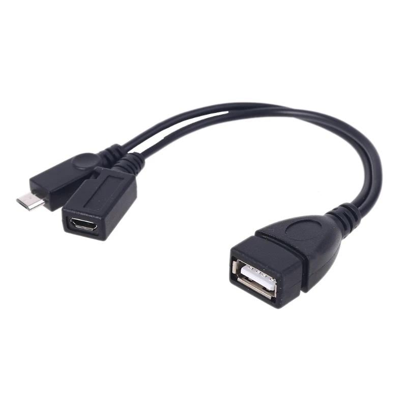 PowermasterÇevirici ÜrünlerPowermaster Erkek - Dişi Micro USB to USB OTG Kablo 20 Cm
