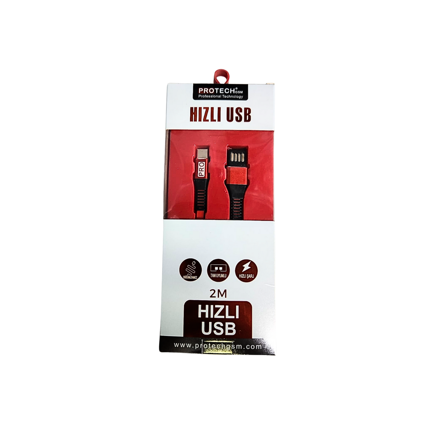 ProtechData (Şarj) KablolarıProtech TYPE-C to USB 9G 2 Metre Data Kablosu