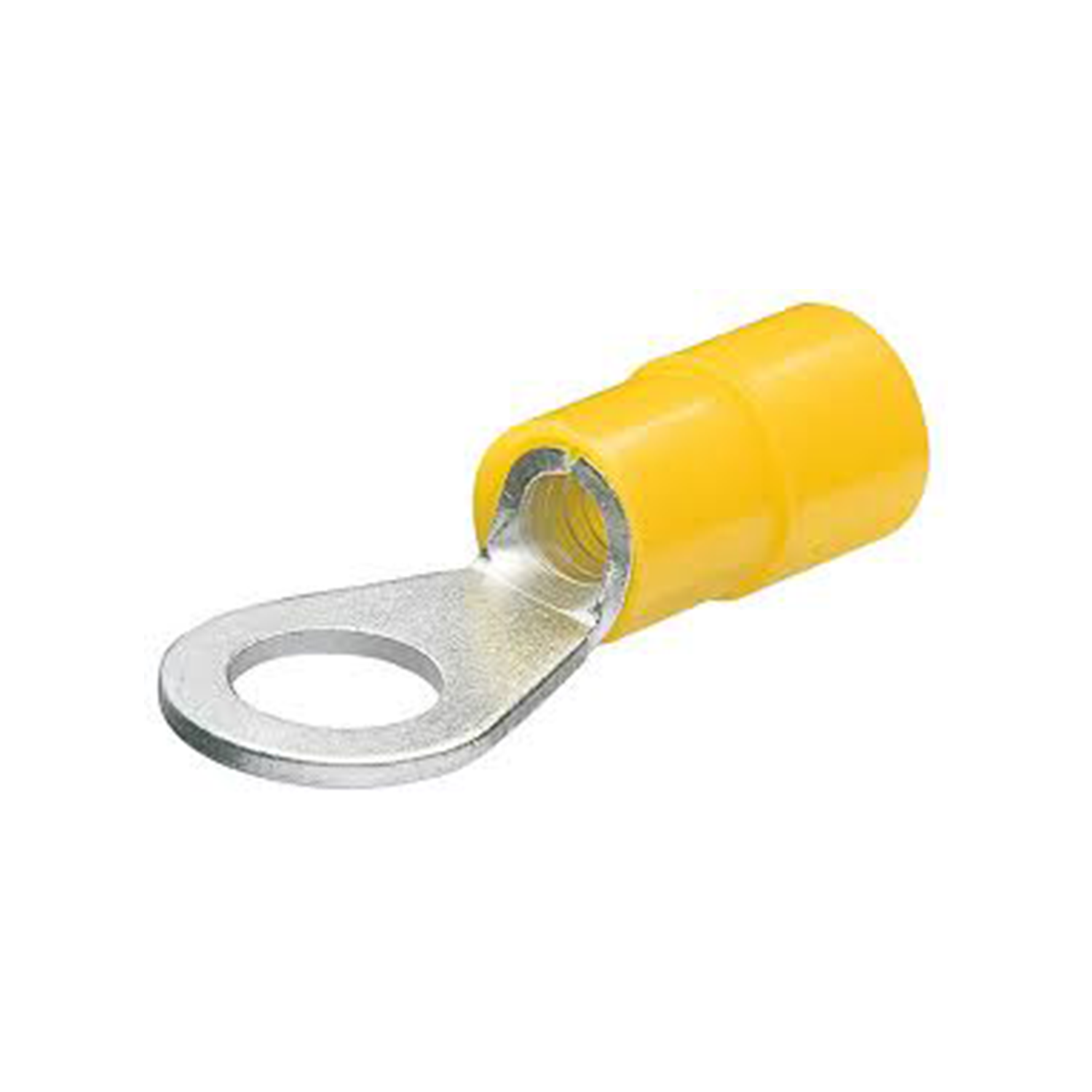 StrongerKablo Pabuç YuvarlakStronger 100 Adet Yuvarlak 4 - 6 mm2 M4 Sarı İzoleli Kablo Pabuç