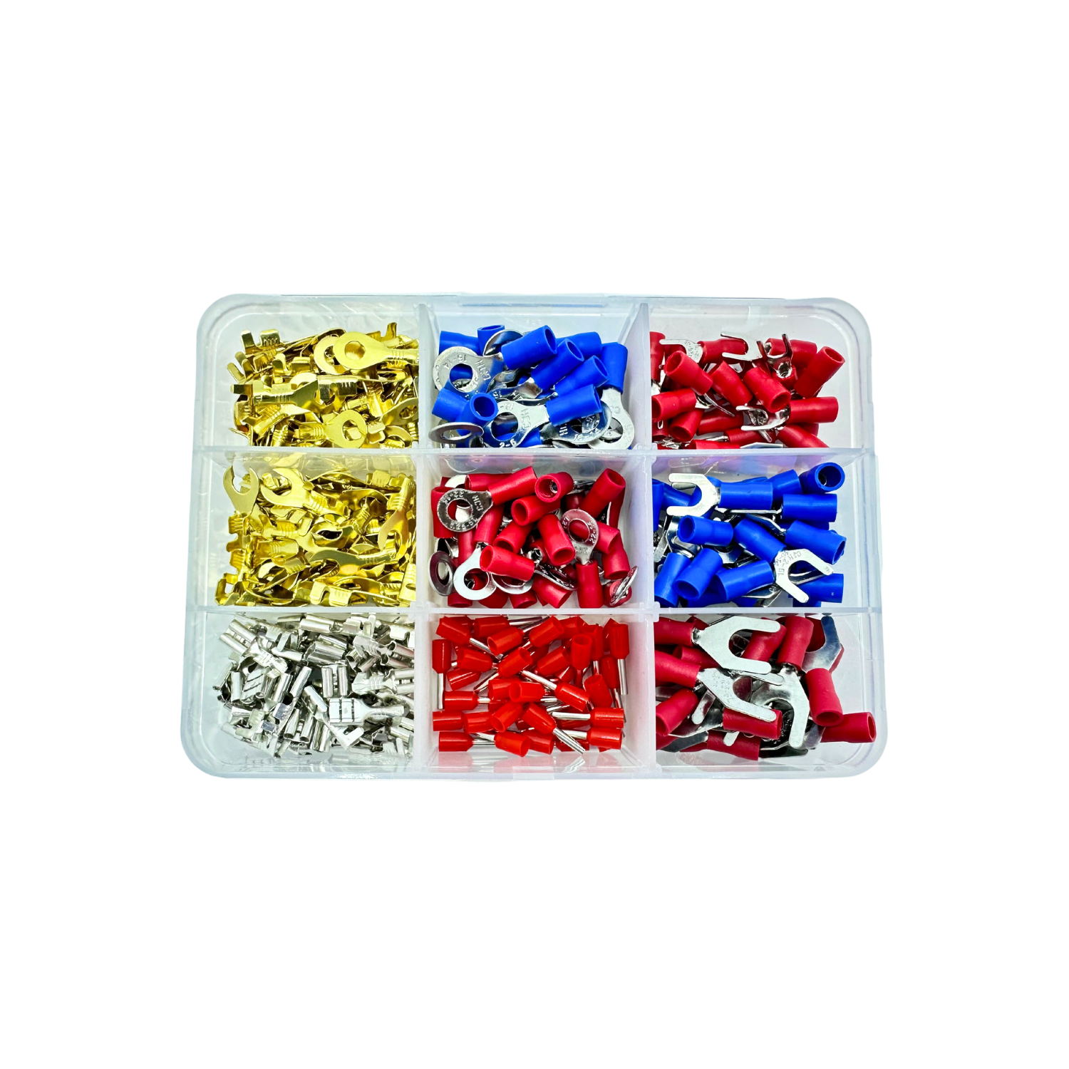 StrongerKablo Pabuç ÇeşitleriStronger 315 Parça izoleli Yüksük, Çatal, Yuvarlak Uçlu ve Terminal Pabuç Seti