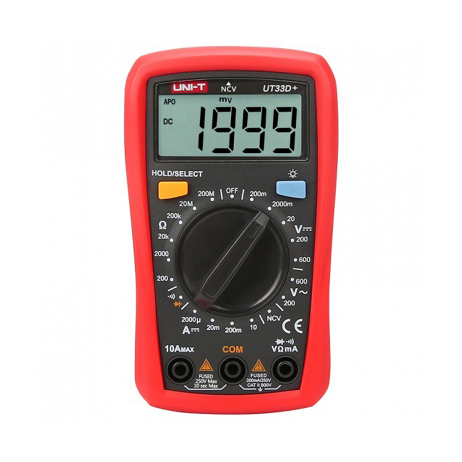 UnitÖlçü AletleriUnit UT 33D+ 600v 10A Dijital Multimetre