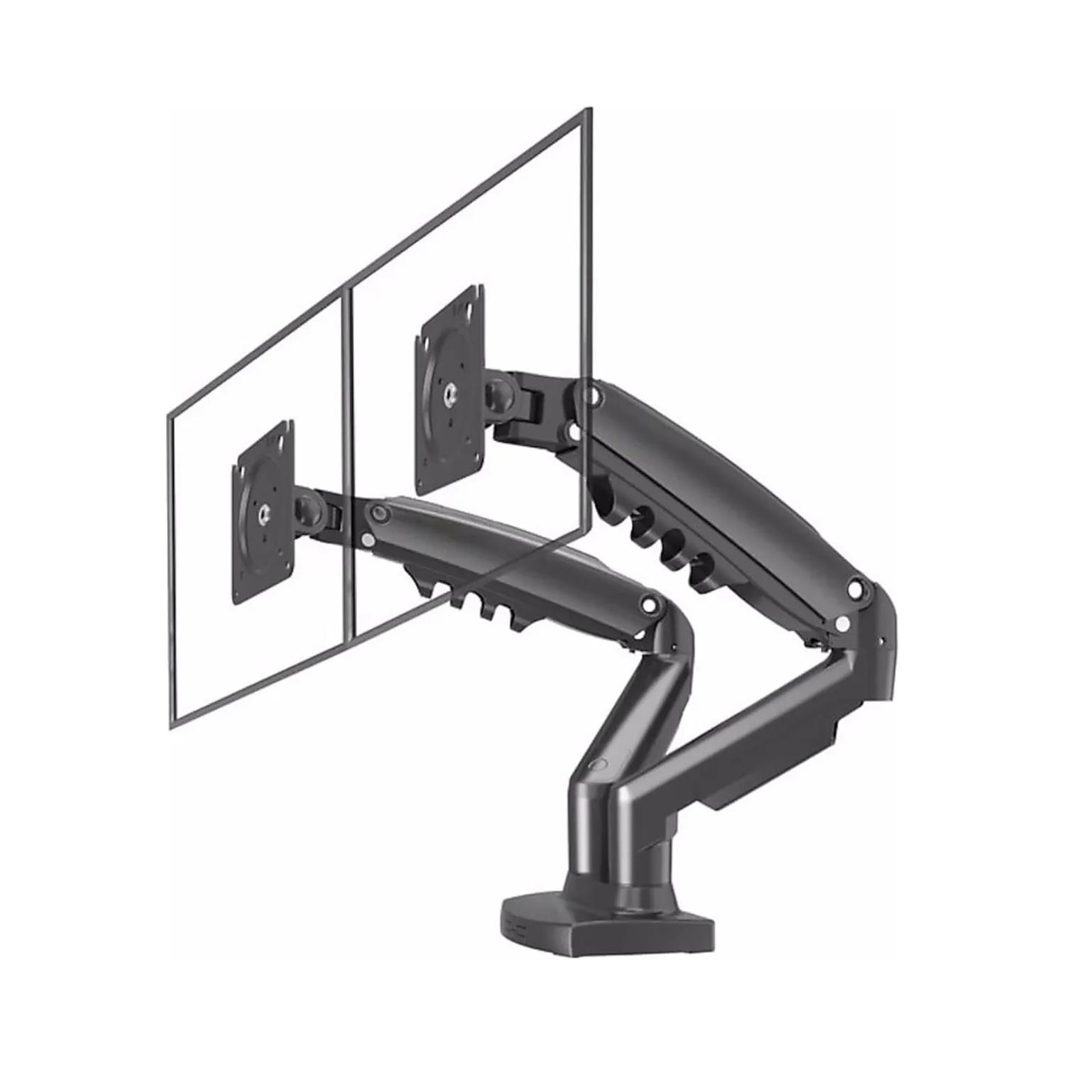 VontechMonitör StandıVontech MNT02 F160 17''-27'' Amortisörlü Çift Kol Lcd - Led Monitör Tutucu Askı Aparatı