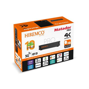 HiremcoAndroid Tv BoxHiremco Matador Pro 4K Android Tv Box