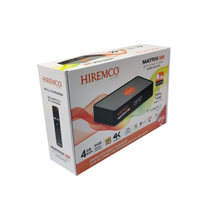 HiremcoHiremco Uydu AlıcılarıHiremco Matrix Pro Settop Box Hybrid 4k Android Uydu Alıcısı