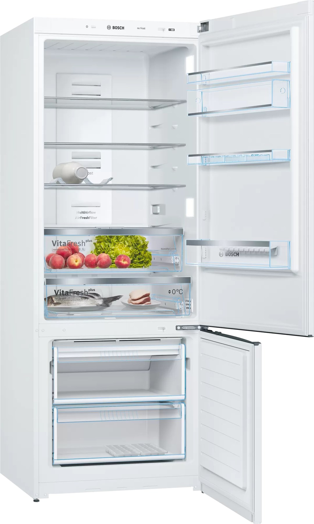 Bosch KGN57PW23N A+ Kombi No-Frost Buzdolabı Beyaz