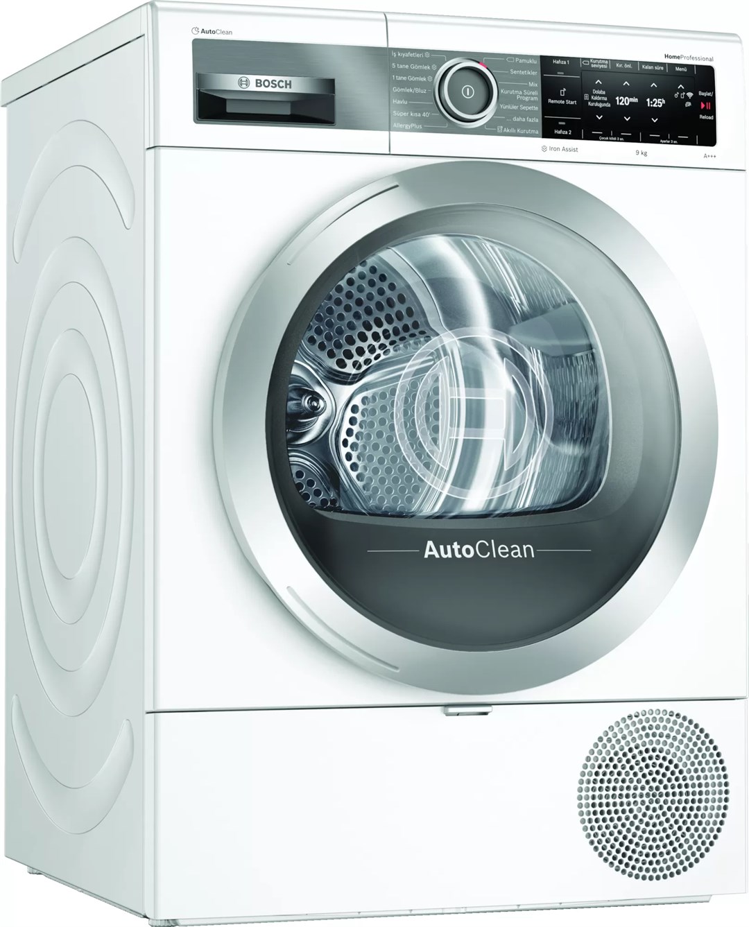 WTX87EH0TR Bosch WTX87EH0TR A+++ 9 kg Çamaşır Kurutma Makinesi Beyaz