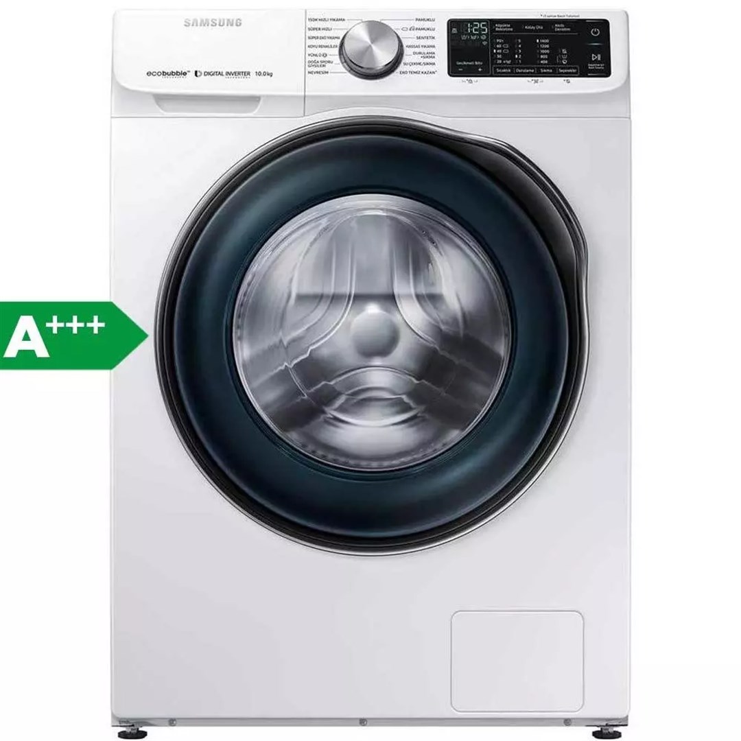 WW10N644RBW/AH Samsung WW10N644RBW/AH A +++ Sınıfı 10 Kg Yıkama 1400 Devir Çamaşır Makinesi Beyaz