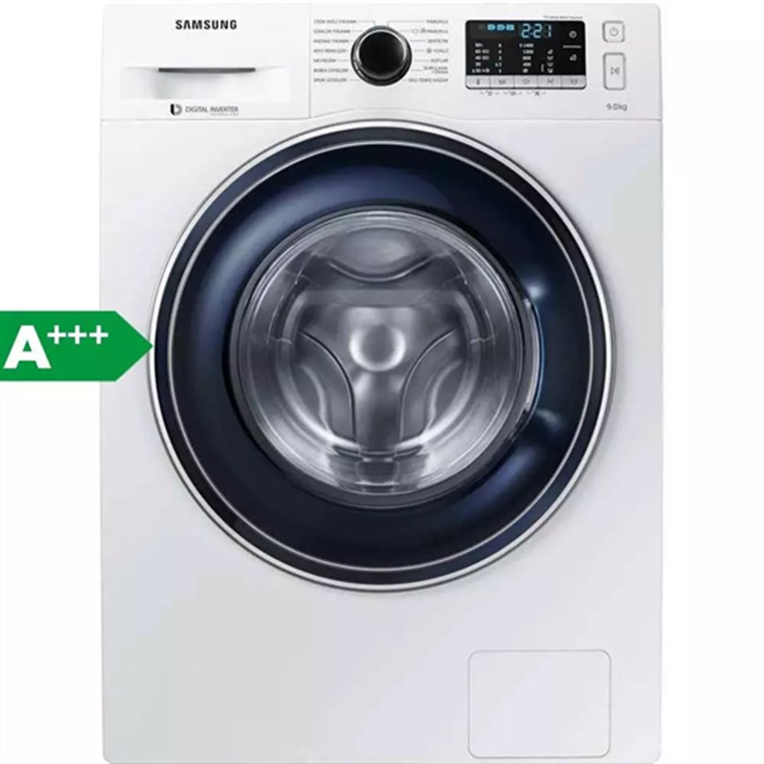 WW90J5475FW/AH Samsung WW90J5475FW/AH A +++ Sınıfı 9 Kg Yıkama 1400 Devir Çamaşır Makinesi Beyaz